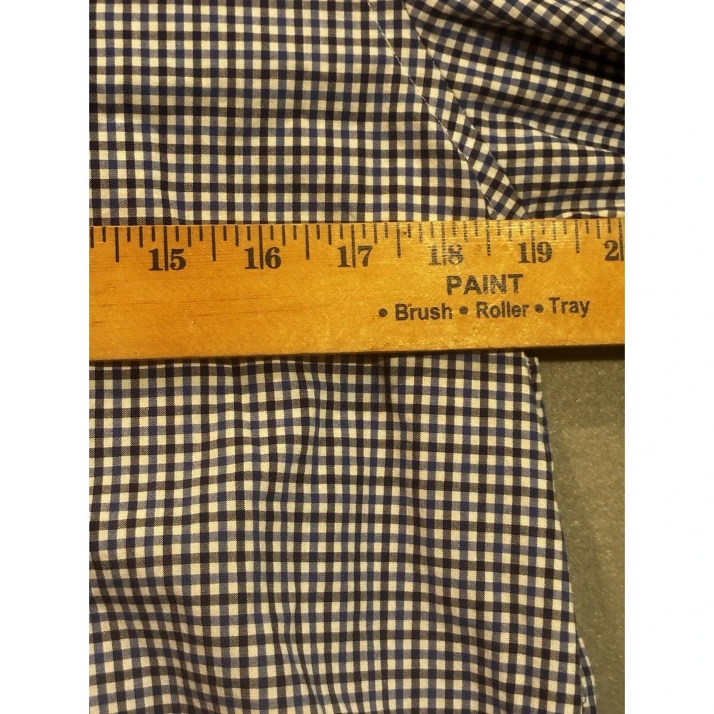 Polo Ralph Lauren Youth XL 18-20 Blue Check Button Down Long Sleeve Shirt